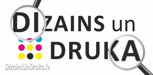 Vektoru failu asums salīdzinājumā ar pikseļainu tekstu zem palielināmā stikla